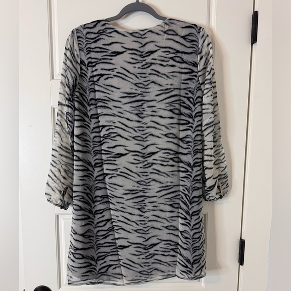 Zebra Print Three Eighty Two Dress - Picture 3 of 4